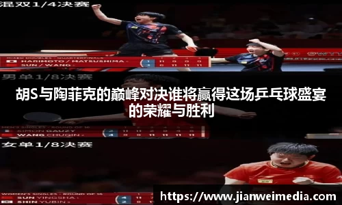 胡S与陶菲克的巅峰对决谁将赢得这场乒乓球盛宴的荣耀与胜利
